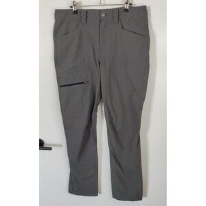 Outdoor Research Pants Mens 34x31 Gray Voodoo Softshell Hiking Climbing (B)